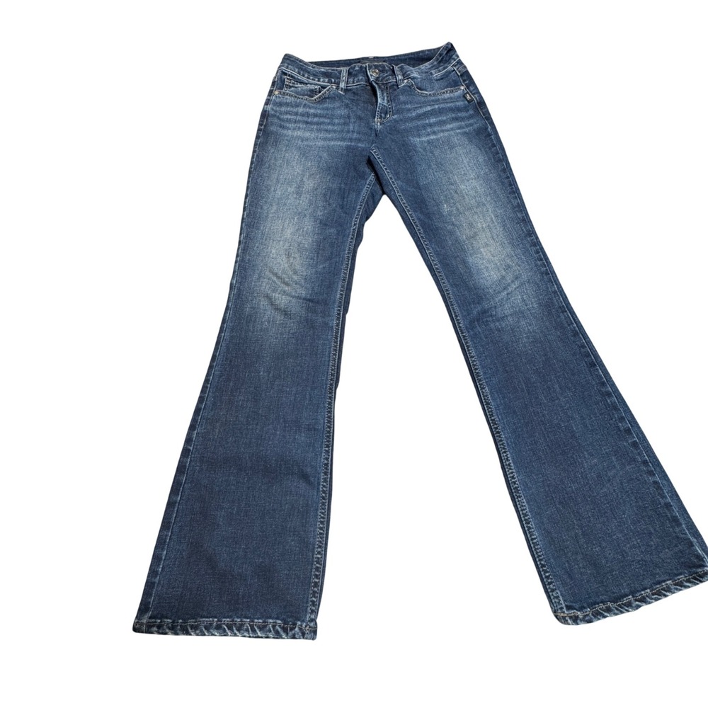 Silver Jeans Co Suki Slim Boot Jeans Womens W28 L31 Dark Wash Stretch Western